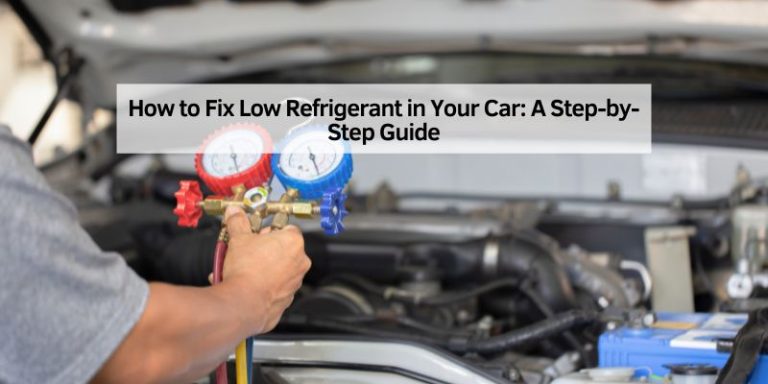How to Fix Low Refrigerant in Your Car