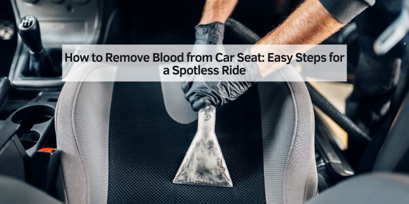 How to Remove Blood from Car Seat