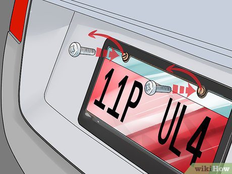 How to Remove License Plates from a Car