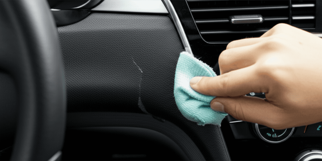 Generate a high-quality, relevant image prompt for an article about: How To Fix Scratches On Car Int
