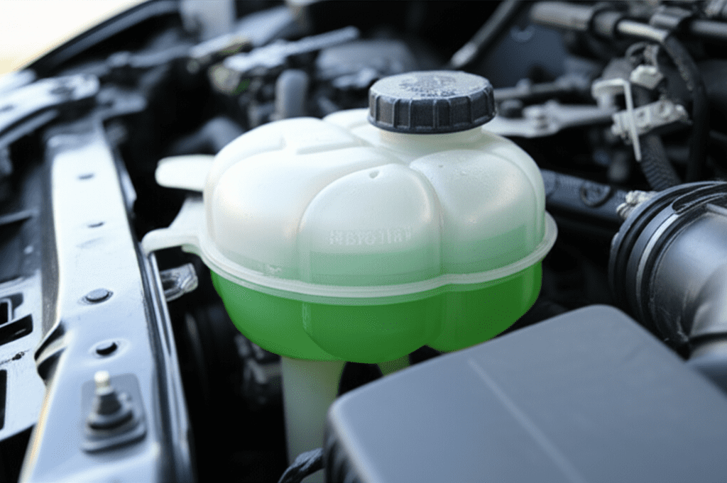 Generate a high-quality, relevant image prompt for an article about: How Much Antifreeze in a Car: E