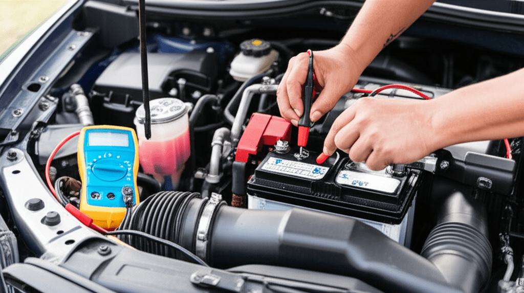 Generate a high-quality, relevant image prompt for an article about: How to Pick Car Battery: Proven