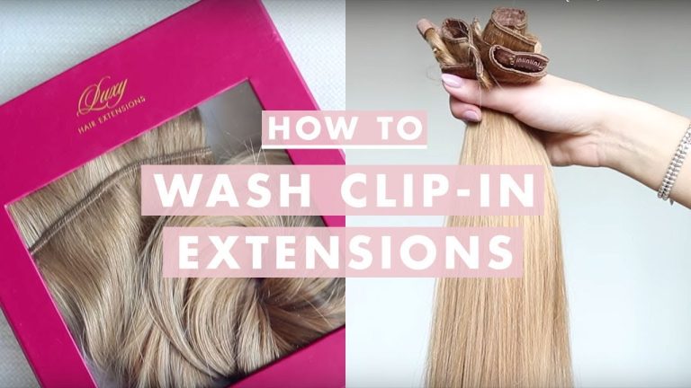 How to Care for Clip in Hair Extensions
