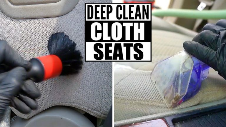 How to Deep Clean Car Seats