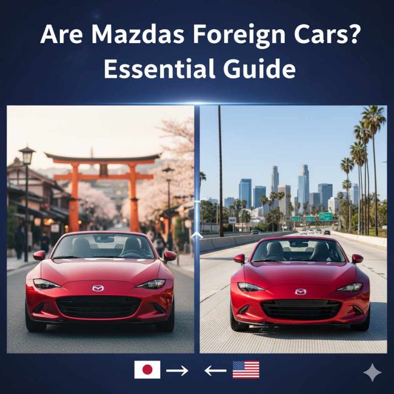 Are Mazdas Foreign Cars