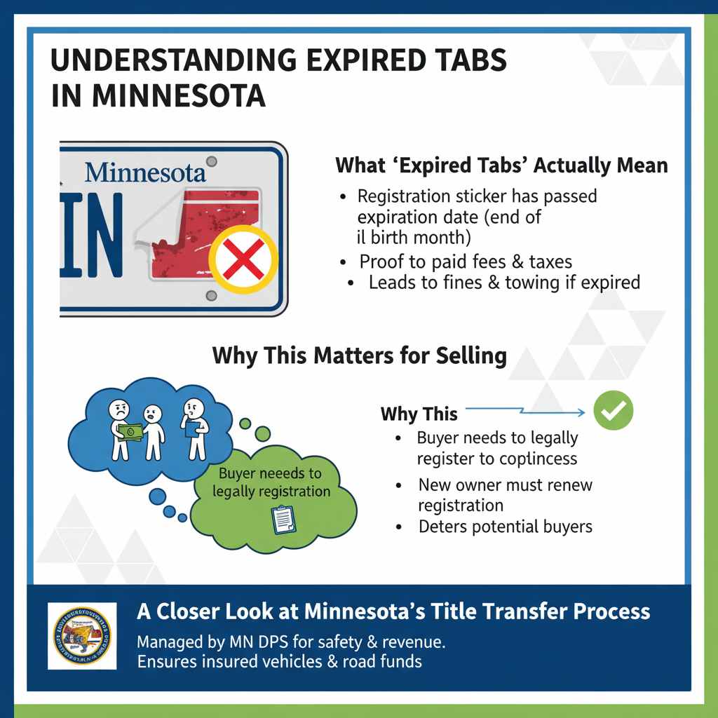 Can You Legally Sell a Car with Expired Tabs MN