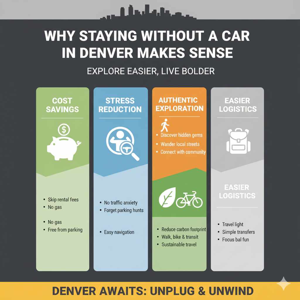Why Staying Without a Car in Denver Makes Sense