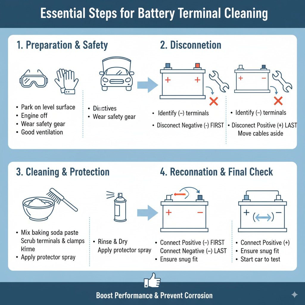 Proven Way to Clean Car Battery Connections