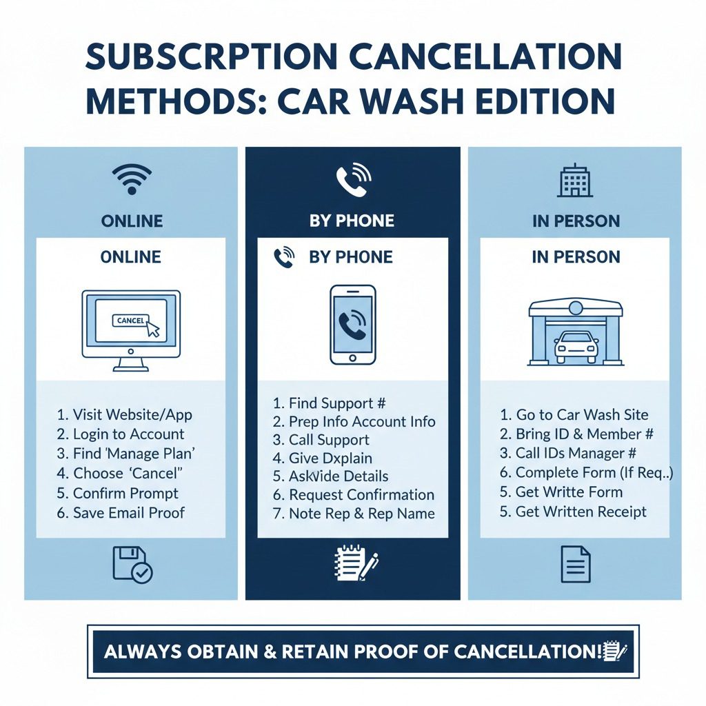 How to Cancel Car Wash Subscription