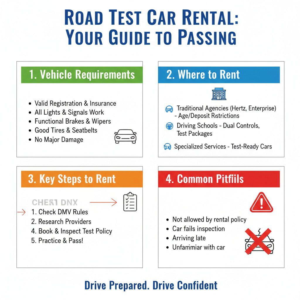 Where to Rent a Car for Road Test