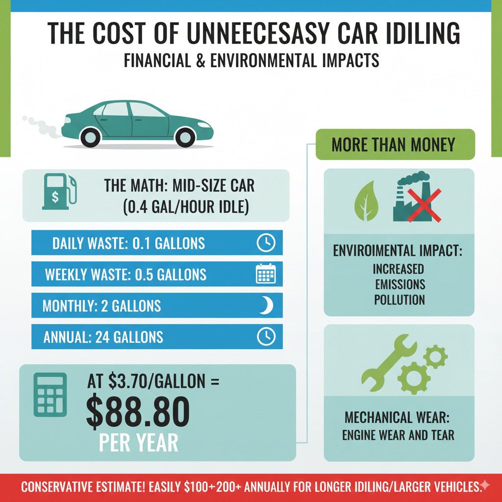 Does Leaving Your Car On Waste Gas