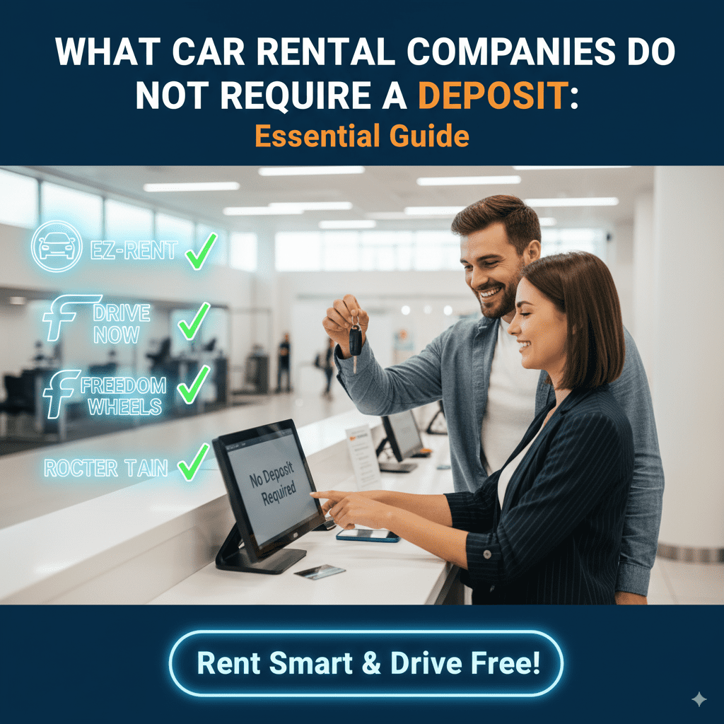 What Car Rental Companies Do Not Require A Deposit