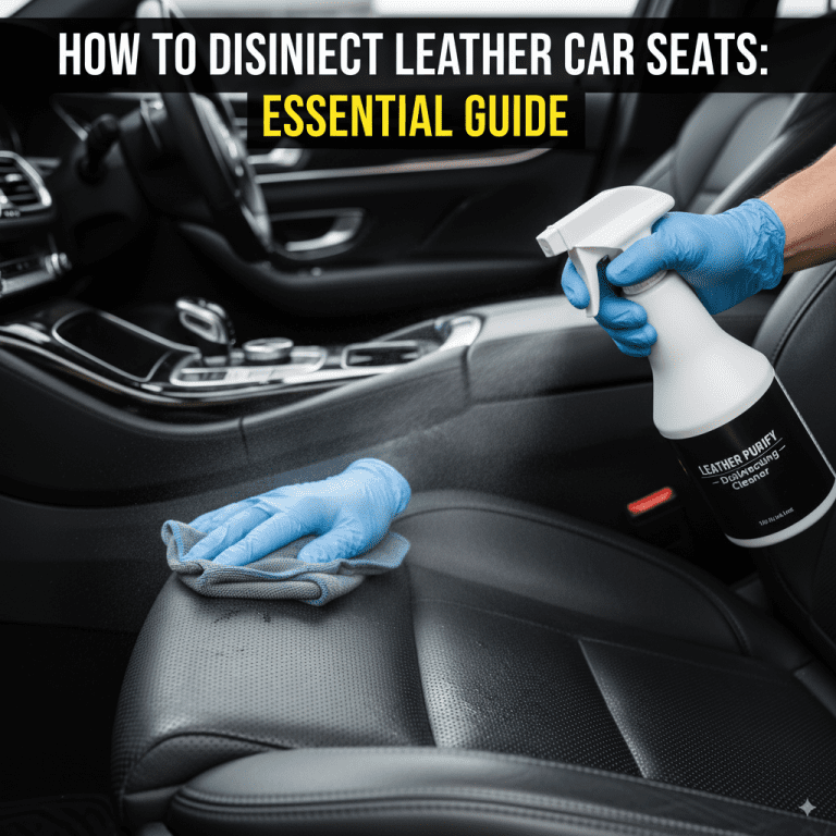 How to Disinfect Leather Car Seats