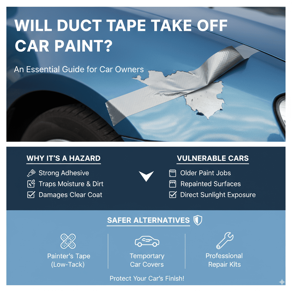 Will Duct Tape Take Off Car Paint