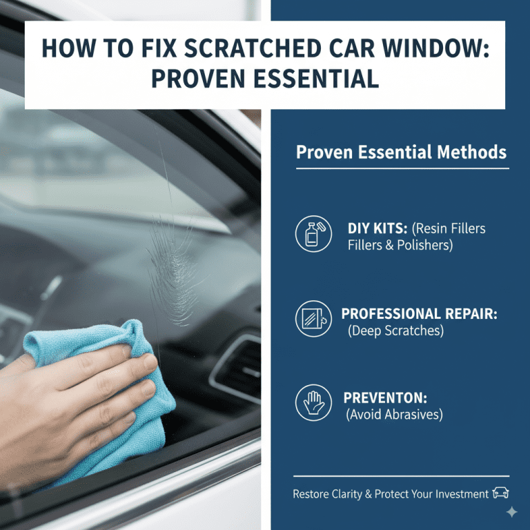 How To Fix Scratched Car Window: Proven Essential