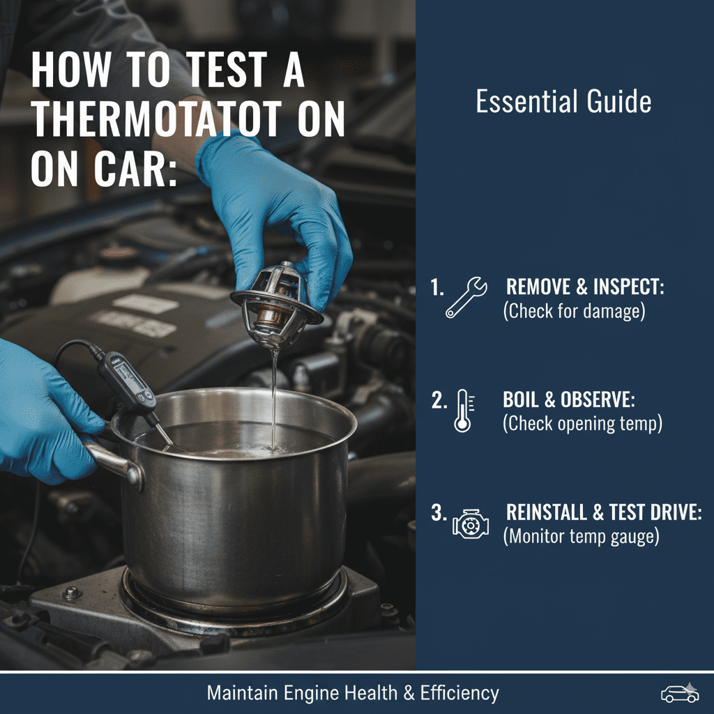 How To Test a Thermostat on a Car