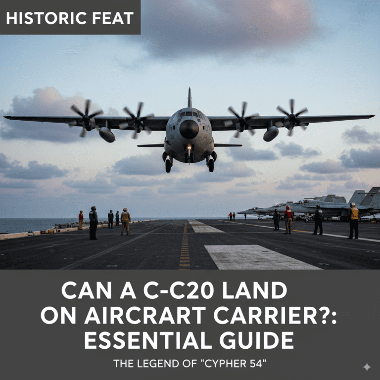 Can a C-130 Land On Aircraft Carrier