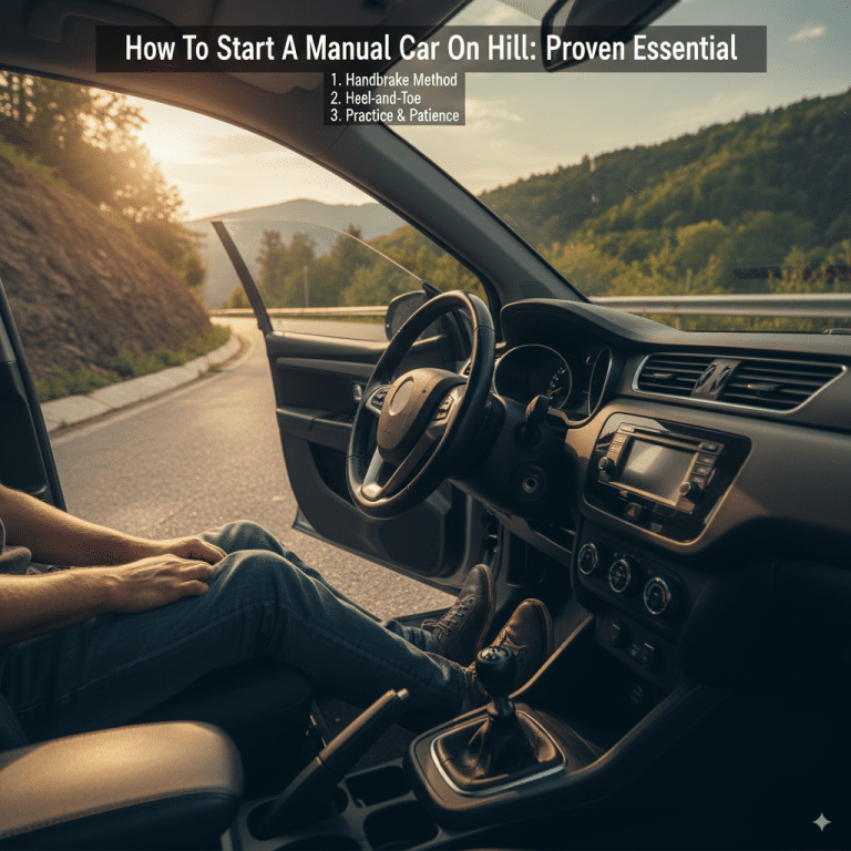 How To Start A Manual Car On A Hill