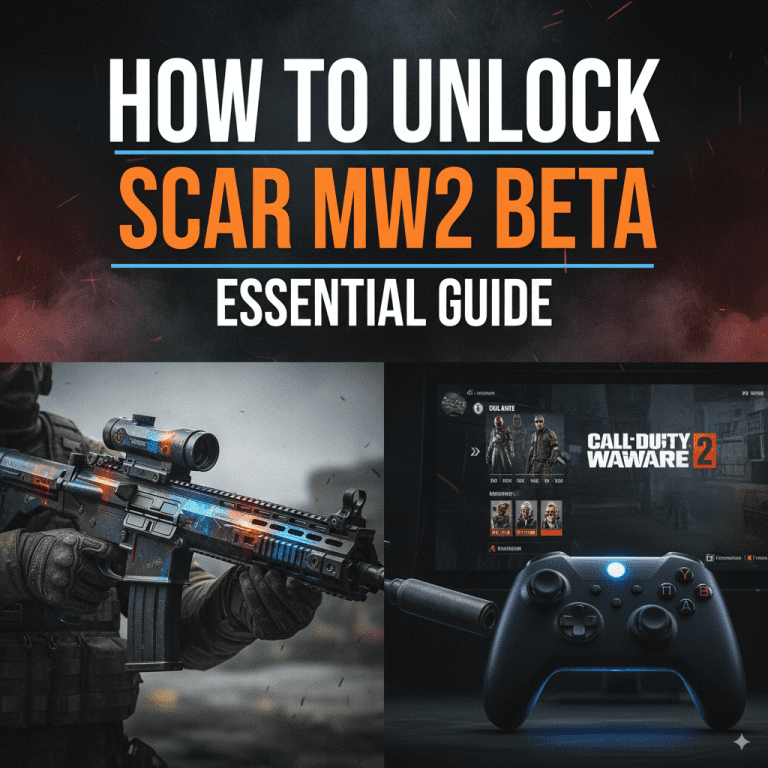 How to Unlock Scar MW2 Beta