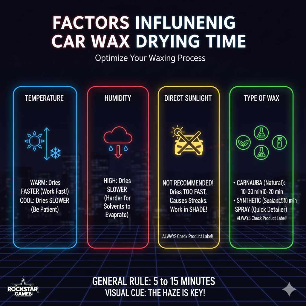 Factors Influencing Wax Drying Time