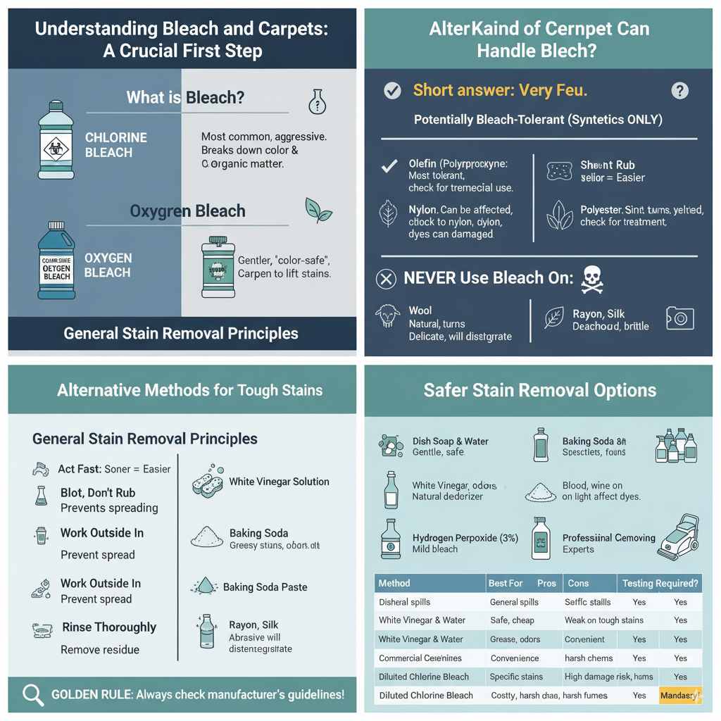 Understanding Bleach and Carpets