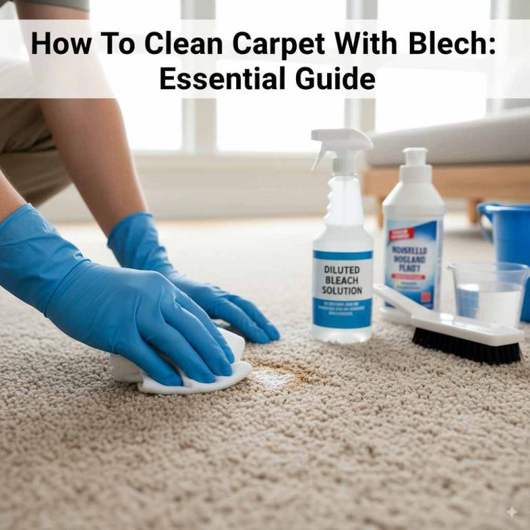 How To Clean Carpet With Bleach