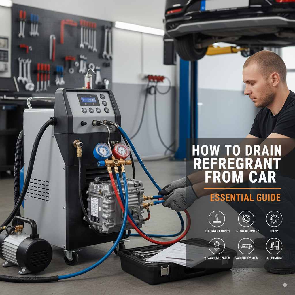 How To Drain Refrigerant From Car