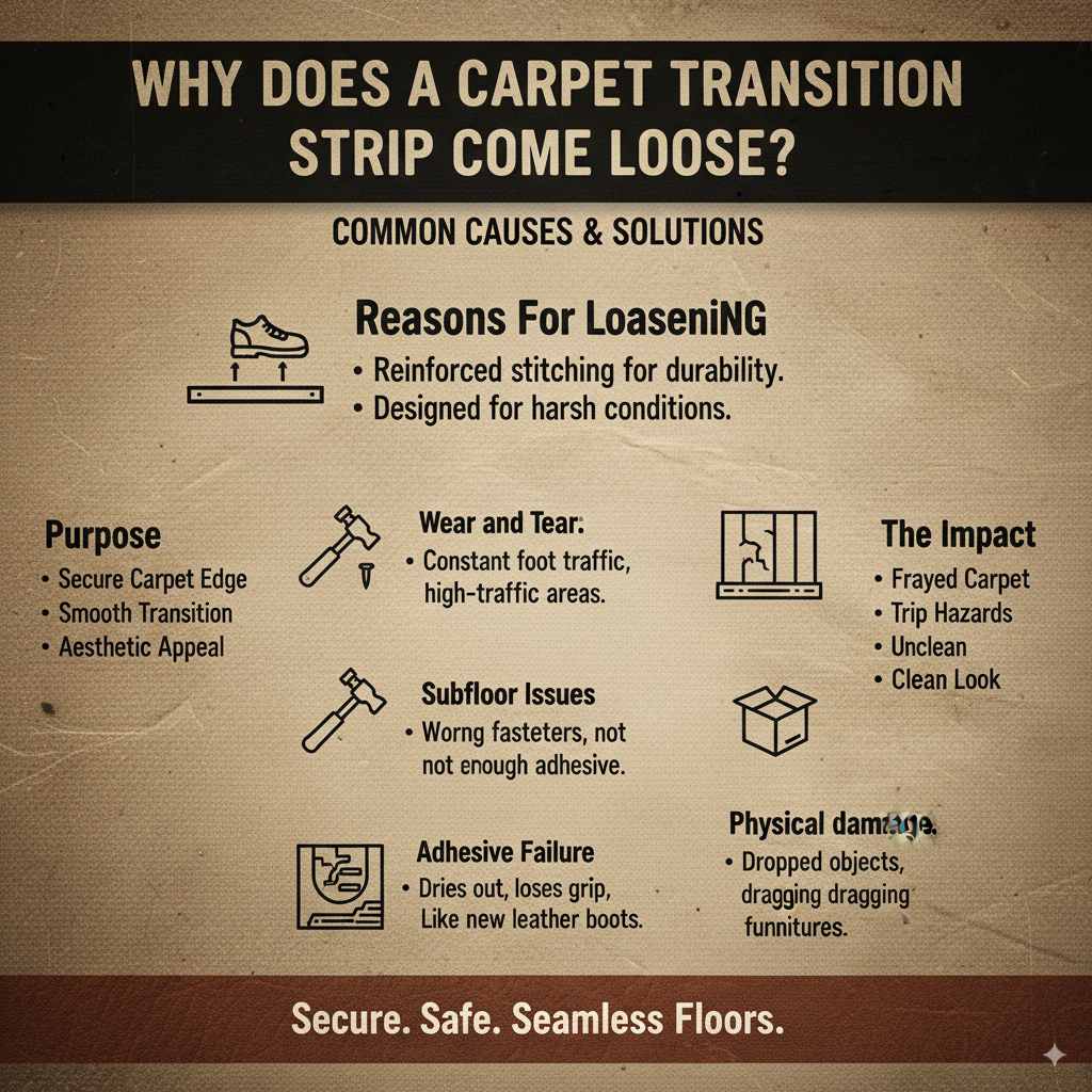 Why Does a Carpet Transition Strip Come Loose?