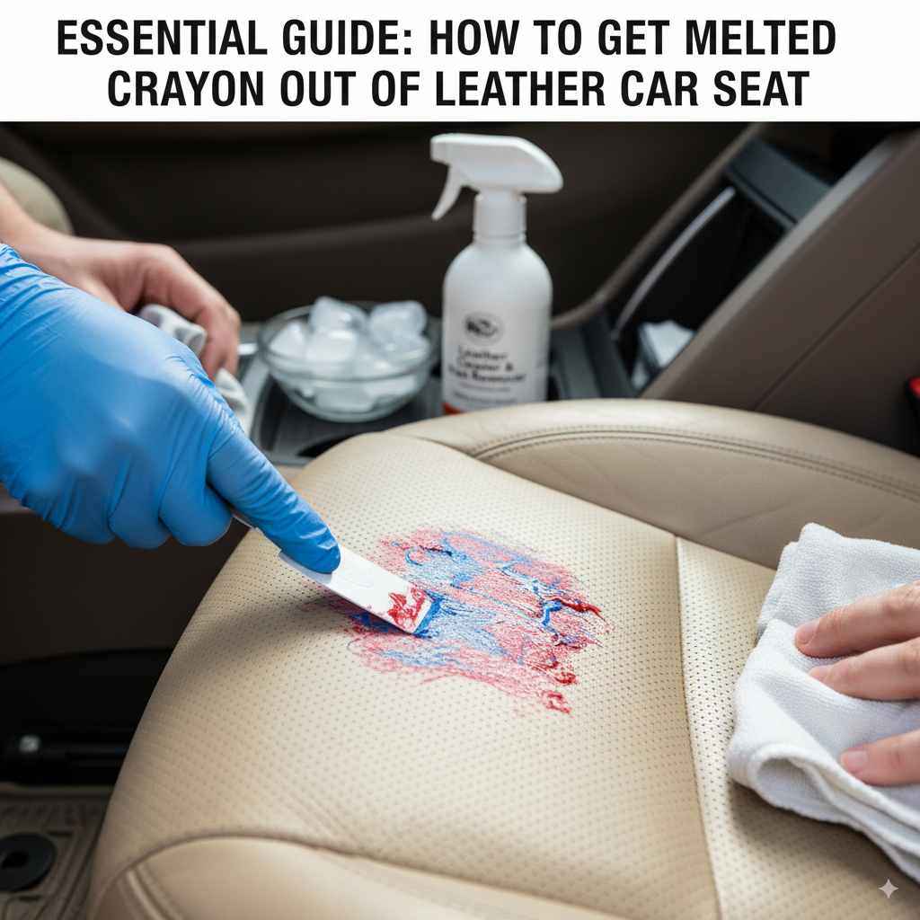 How to Get Melted Crayon Out Of Leather Car Seat
