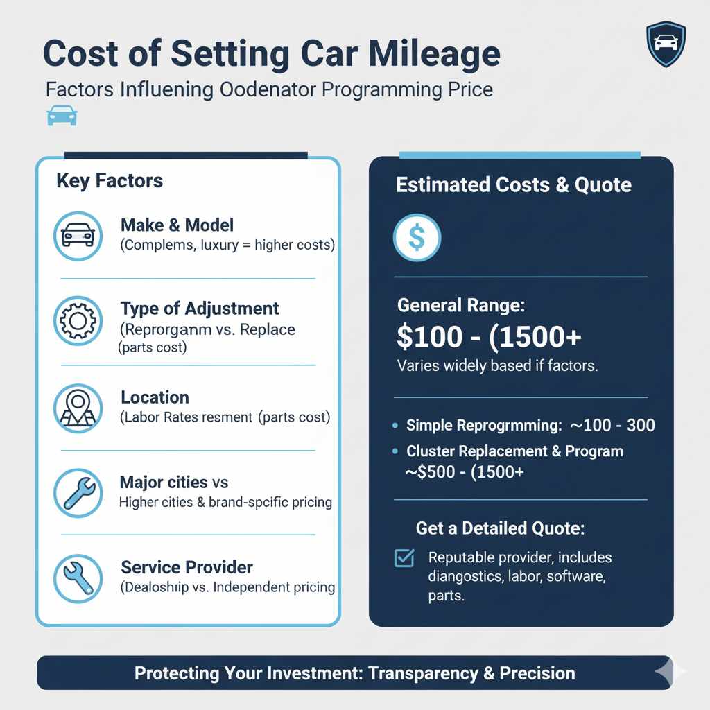 Cost of Setting Car Mileage