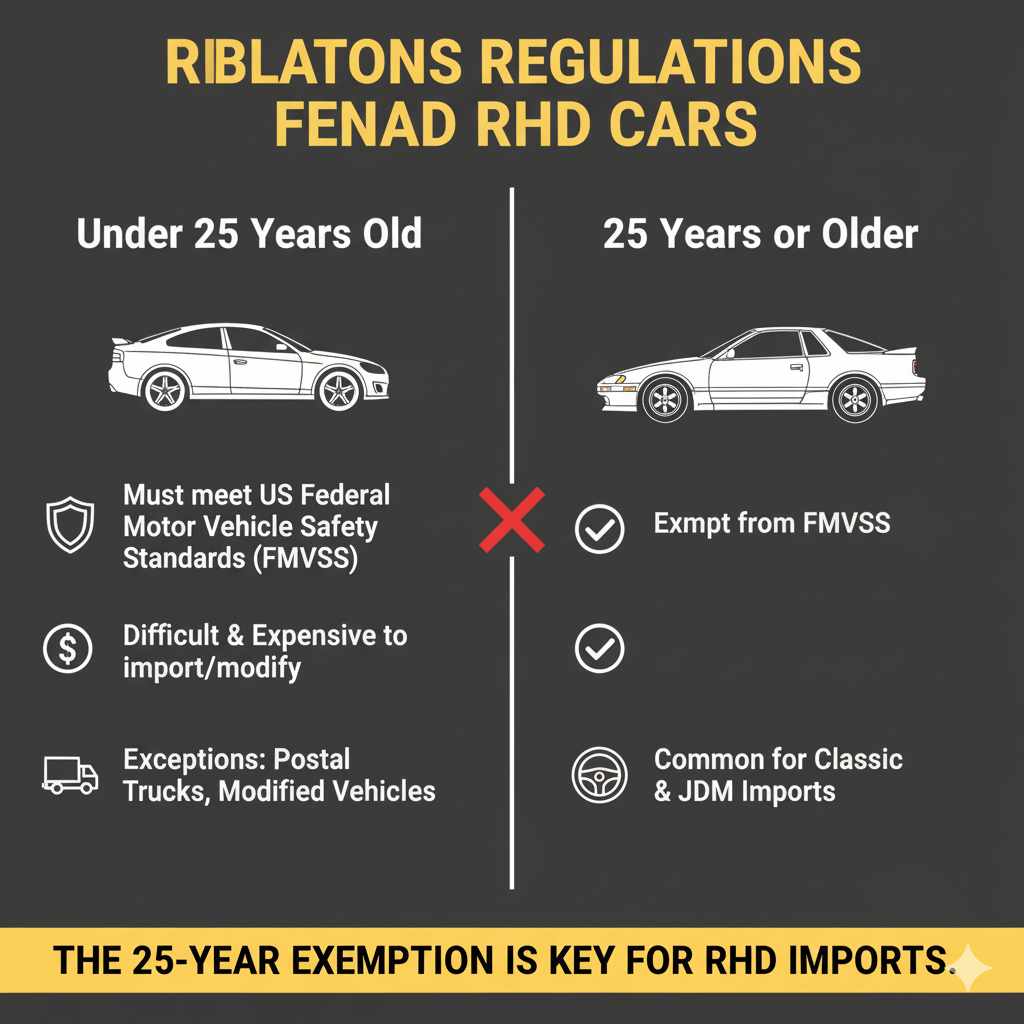 Federal Regulations and RHD Cars