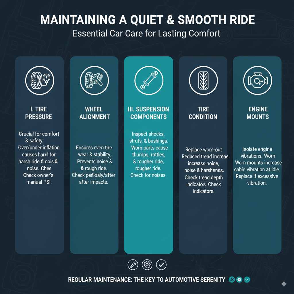 Maintenance for Maintaining a Smooth and Quiet Ride