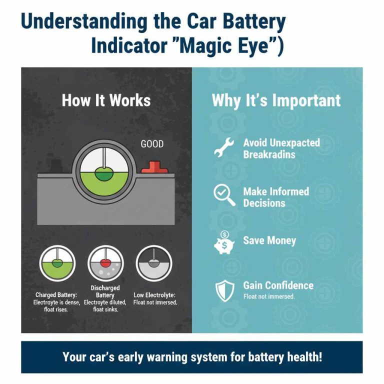 What Is The Green Indicator On A Car Battery: Essential Guide
