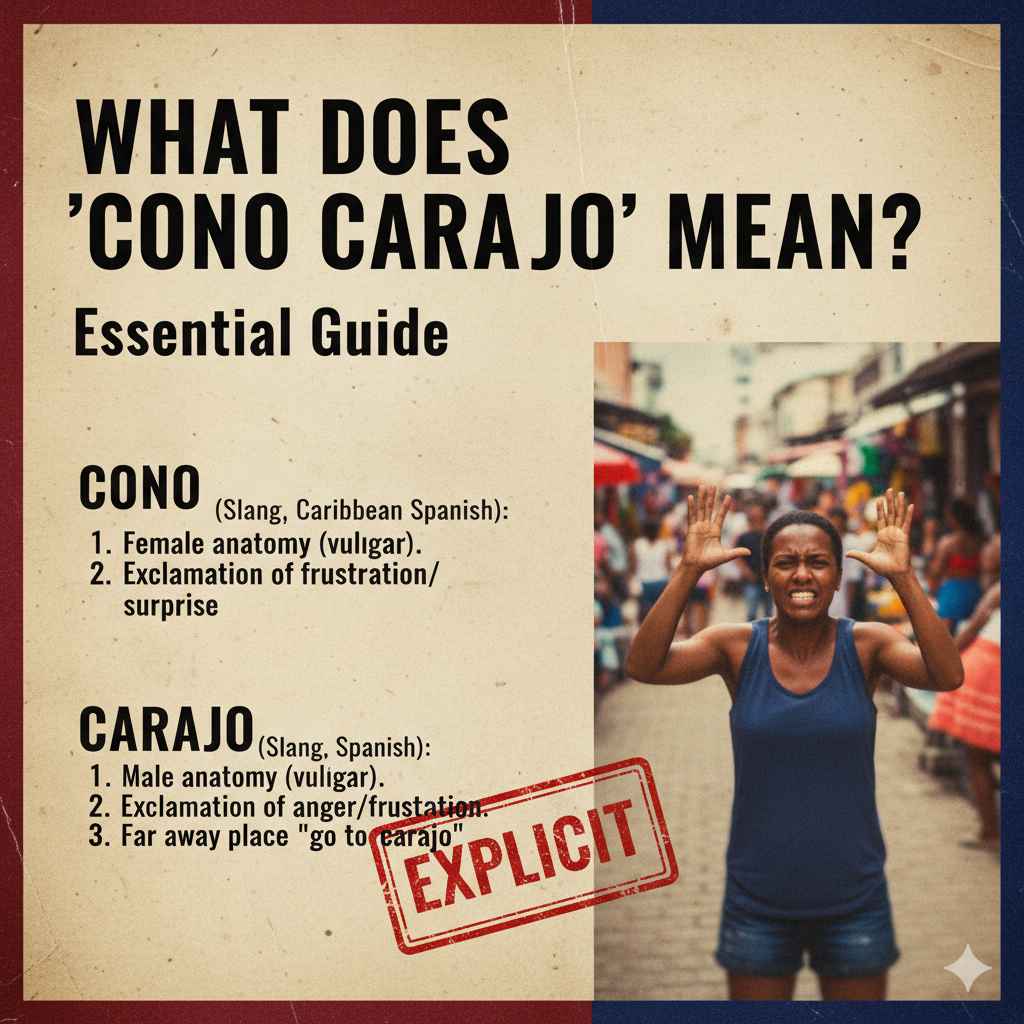 What Does Cono Carajo Mean