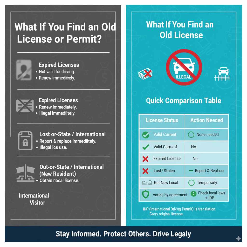 What If You Find an Old License or Permit