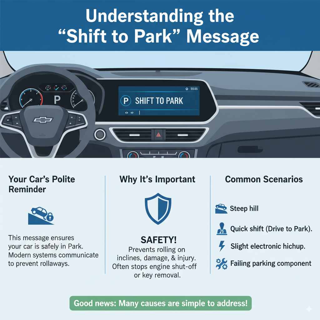 Understanding the "Shift to Park" Message