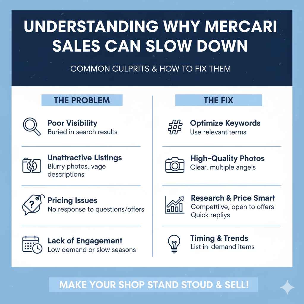 Understanding Why Mercari Sales Can Slow Down