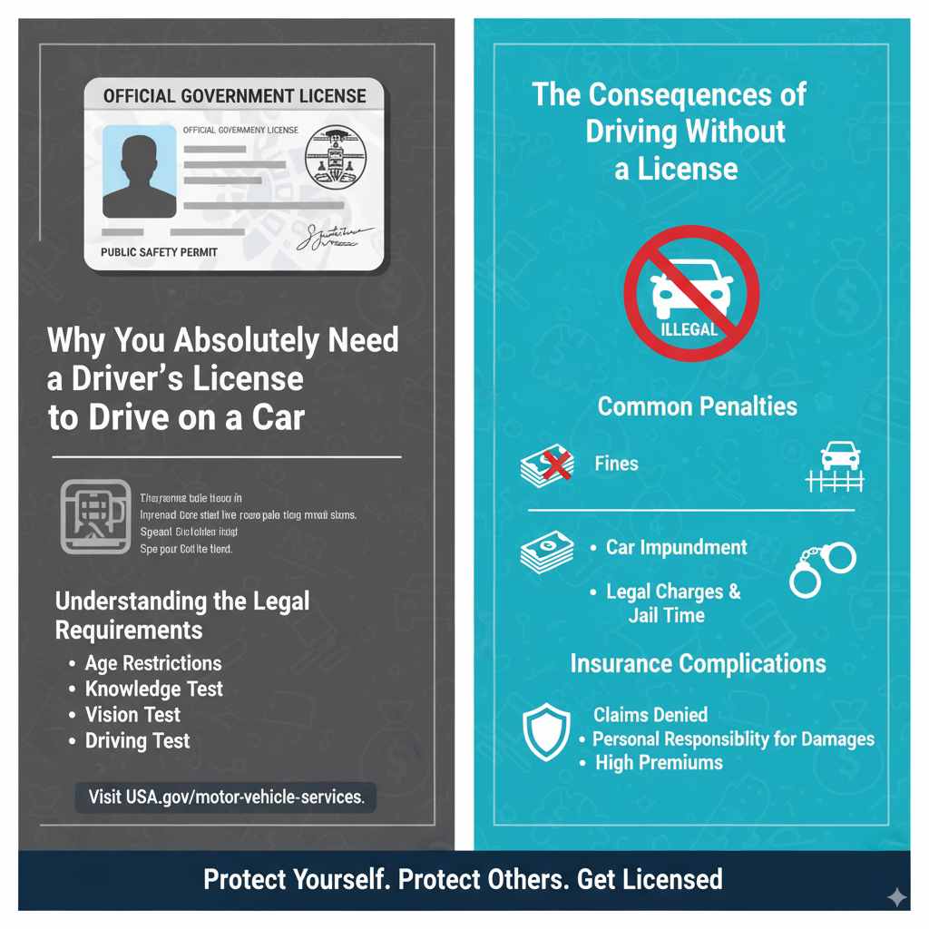 Why You Absolutely Need a Driver's License to Drive a Car