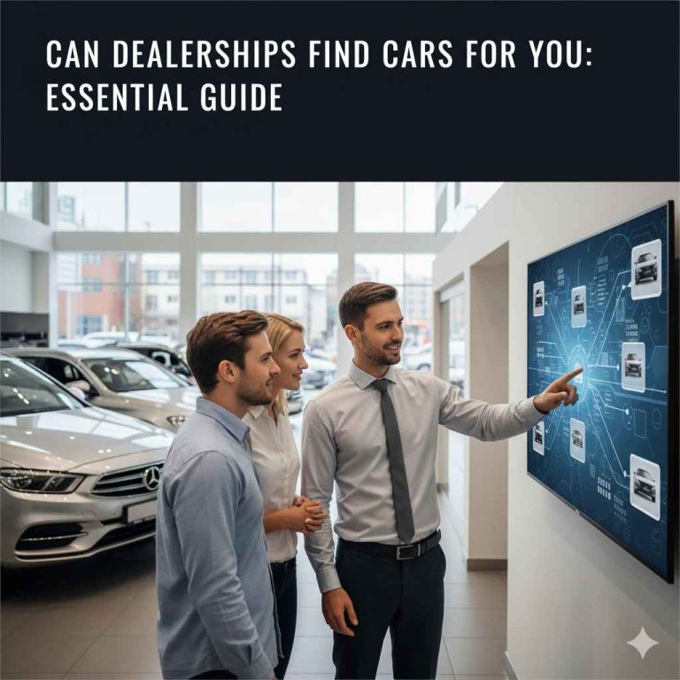 Can Dealerships Find Cars For You