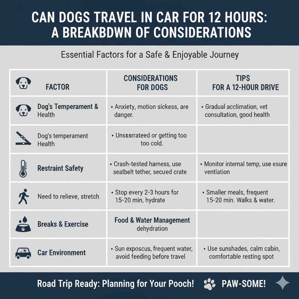 Can Dogs Travel In Car For 12 Hours
