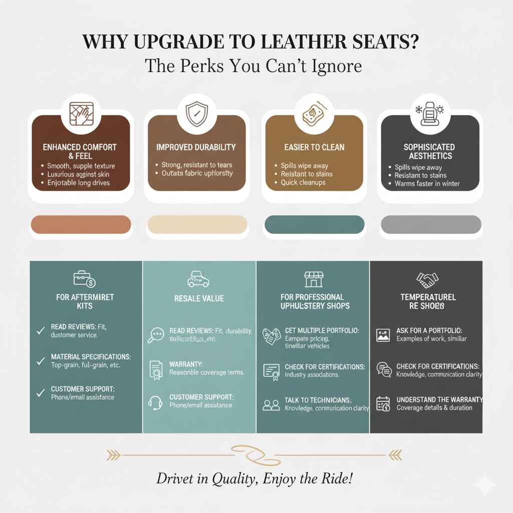 Why Upgrade to Leather Seats