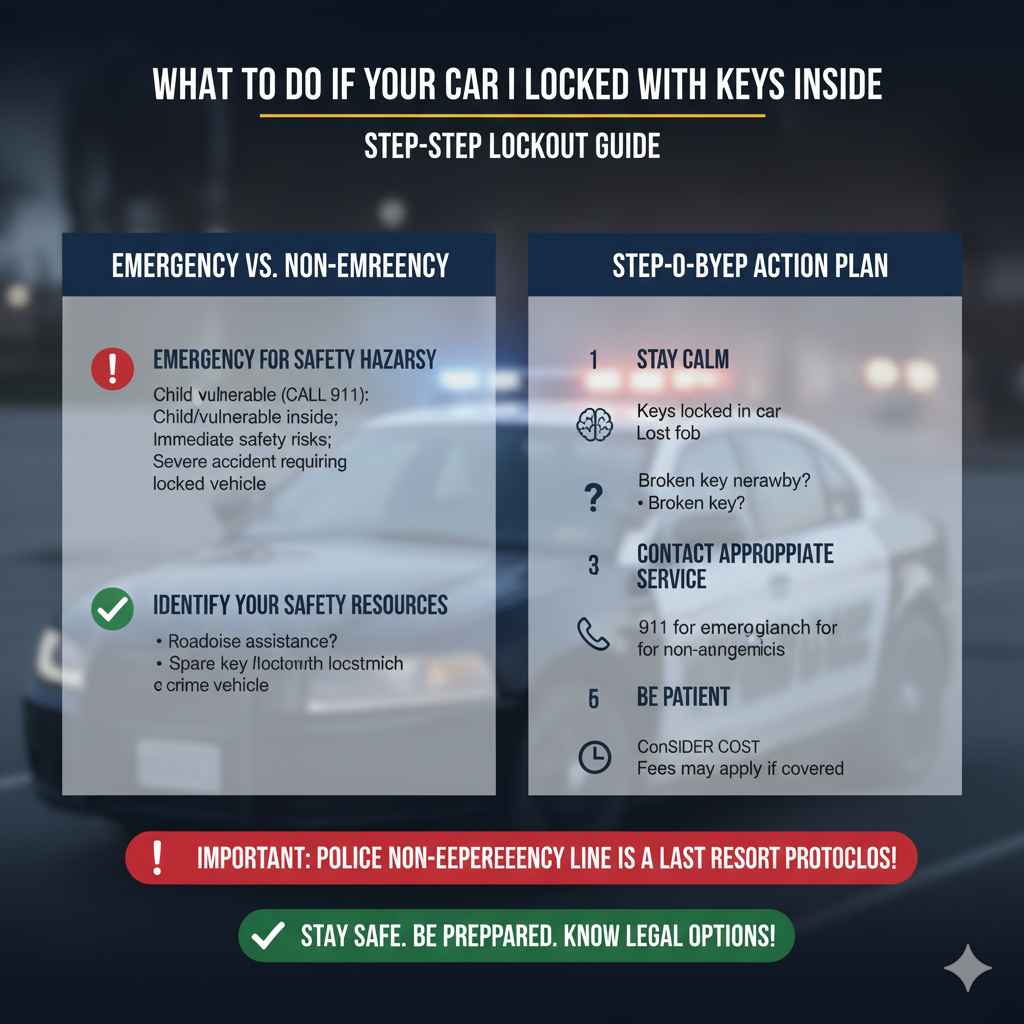 What to Do If Your Car is Locked With Keys Inside