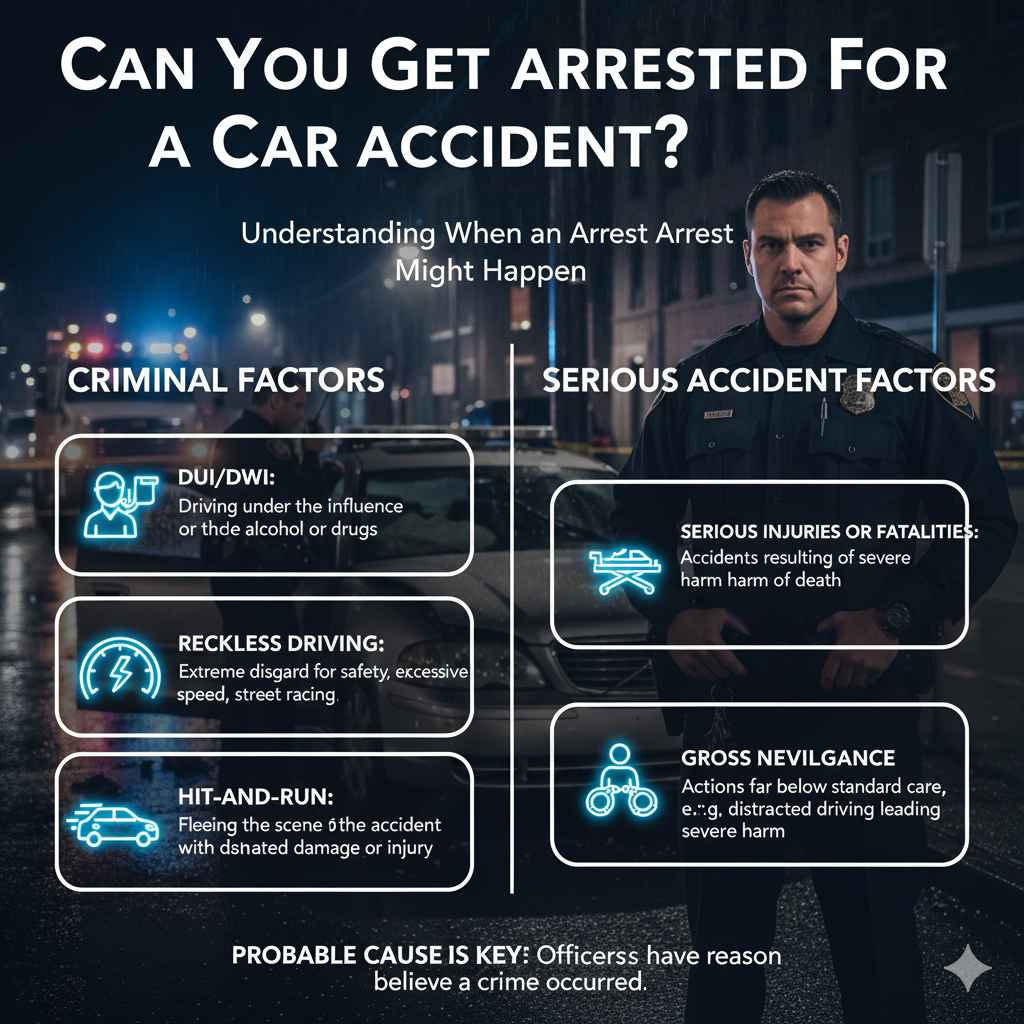 Understanding When an Arrest Might Happen After a Car Accident