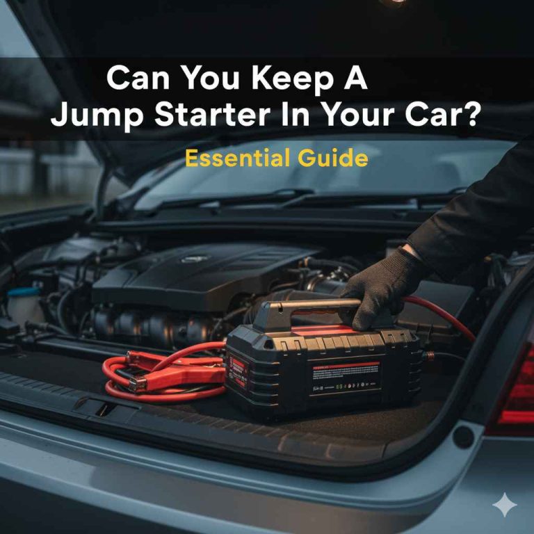 Can You Keep A Jump Starter In Your Car