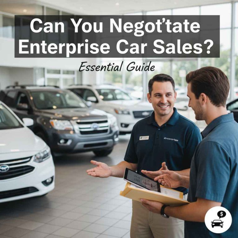 Can You Negotiate Enterprise Car Sales