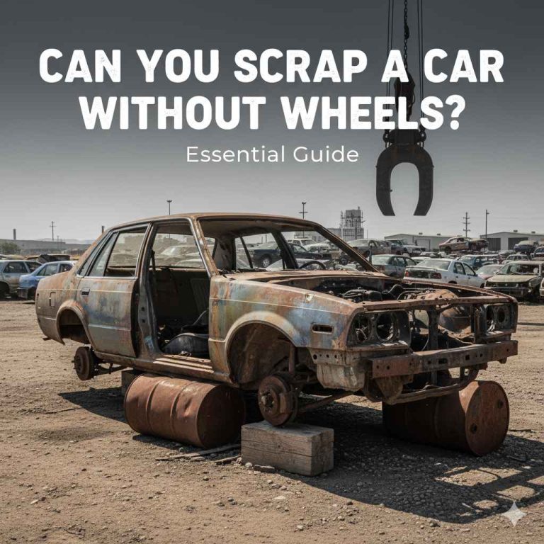 Can You Scrap A Car Without Wheels