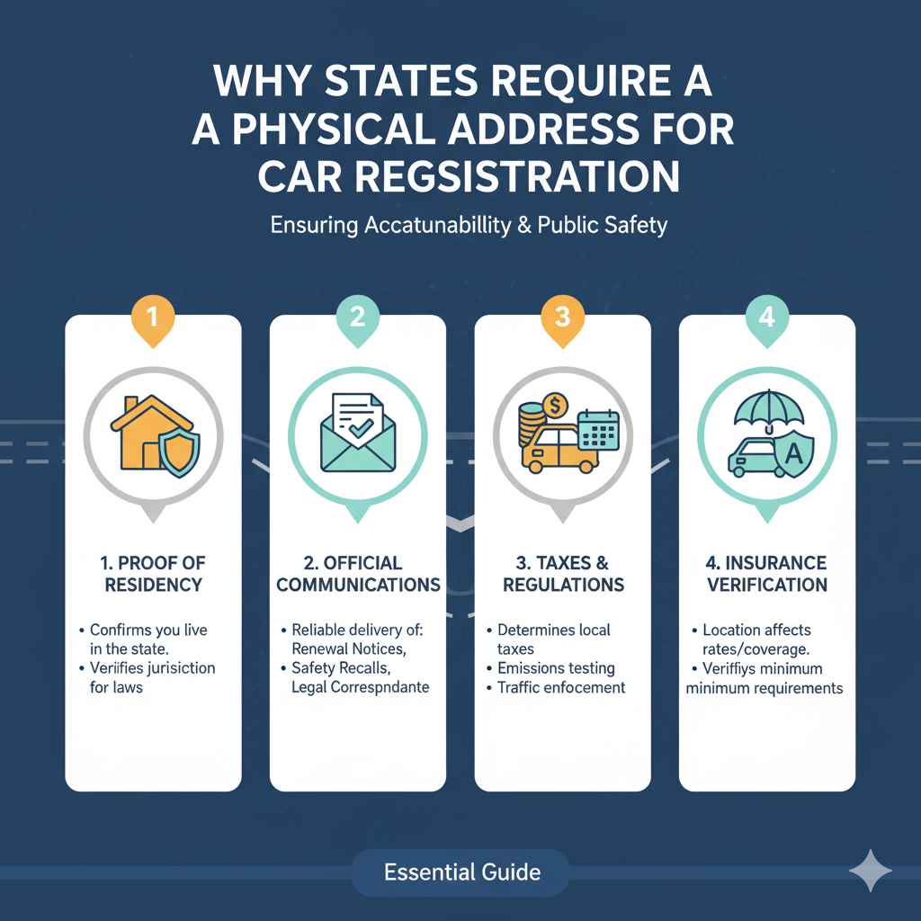 Why States Require a Physical Address for Car Registration