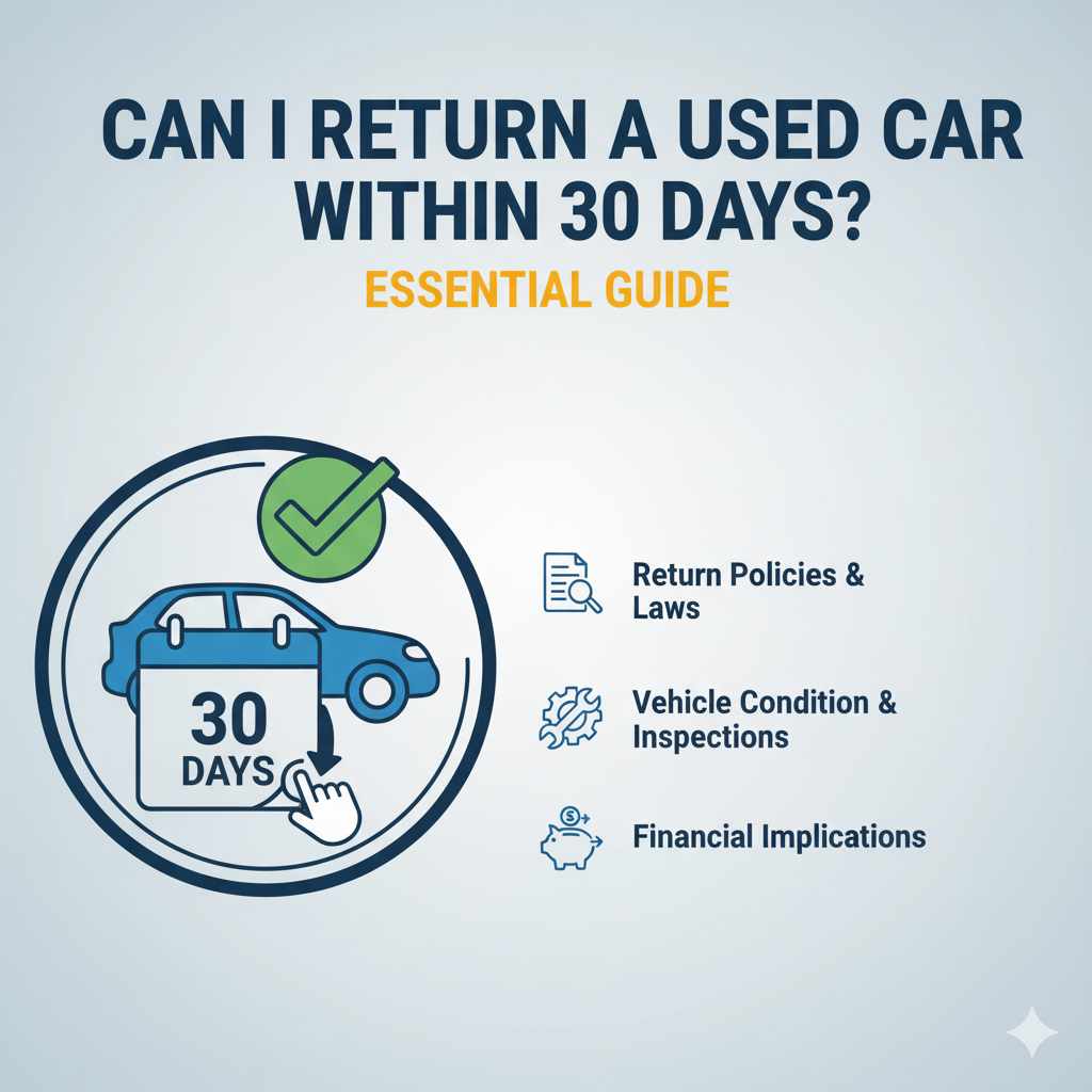 Can I Return a Used Car Within 30 Days