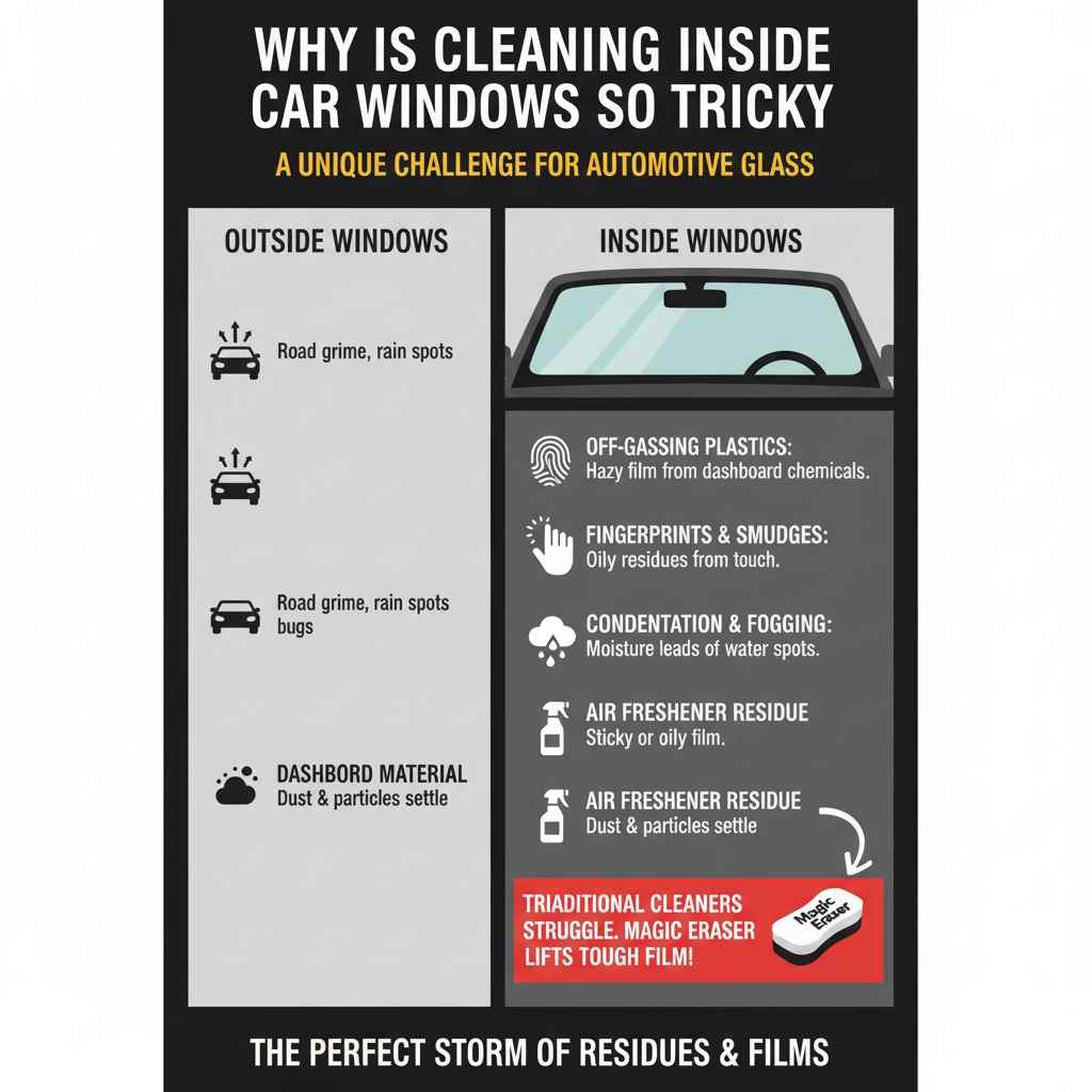 Why Is Cleaning Inside Car Windows So Tricky