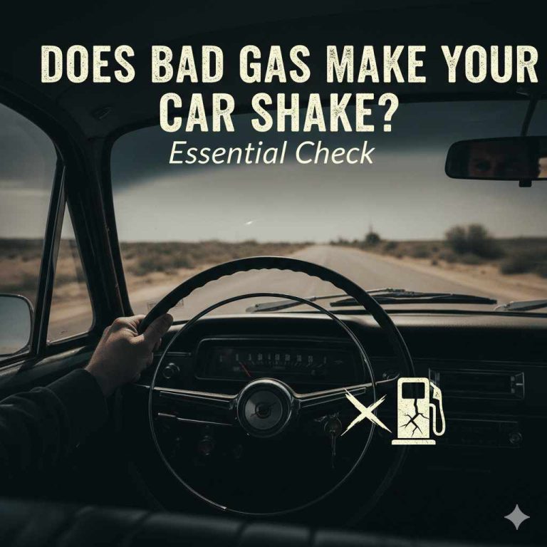 Does Bad Gas Make Car Shake
